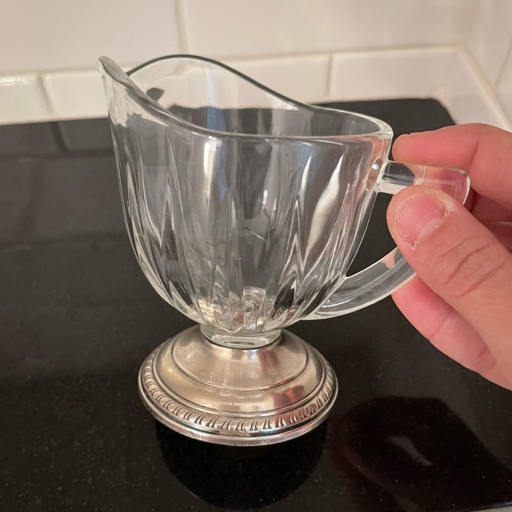 Vintage Sterling Silver Creamer